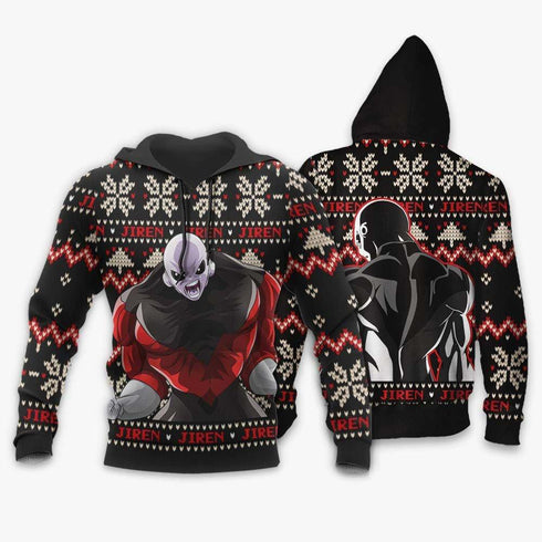 Divesart - Jiren Ugly Christmas Sweater and Hoodie Custom Anime DB Xmas Gifts